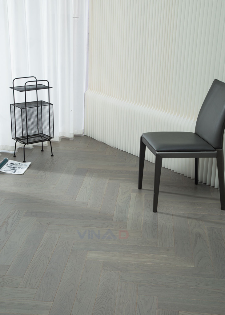 Sàn gỗ xương cá Herringbone V1005