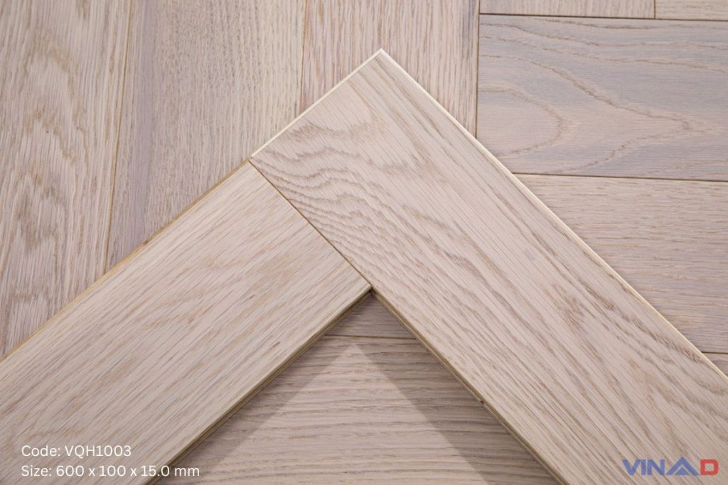 Sàn gỗ xương cá Herringbone cao cấp