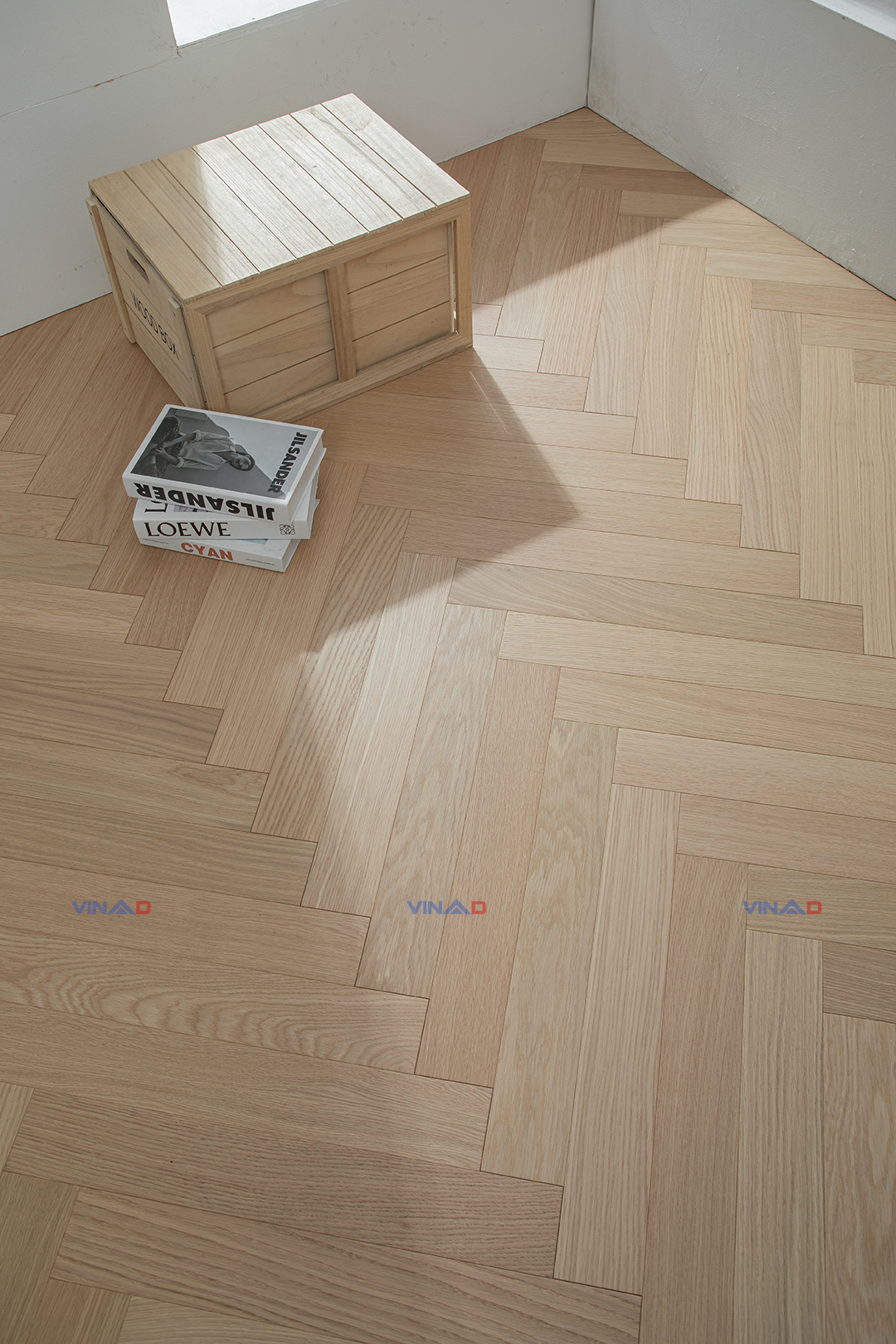 Sàn gỗ xương cá Herringbone V801-1