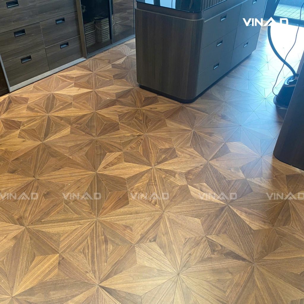 Vẻ Đẹp Nghệ Thuật Của Sàn Gỗ Hoa Văn VinaD