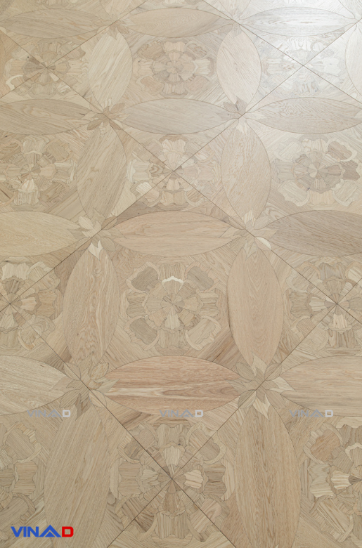 Flower Parquet VH50 Đậm Phong Cách Hoàng gia Anh
