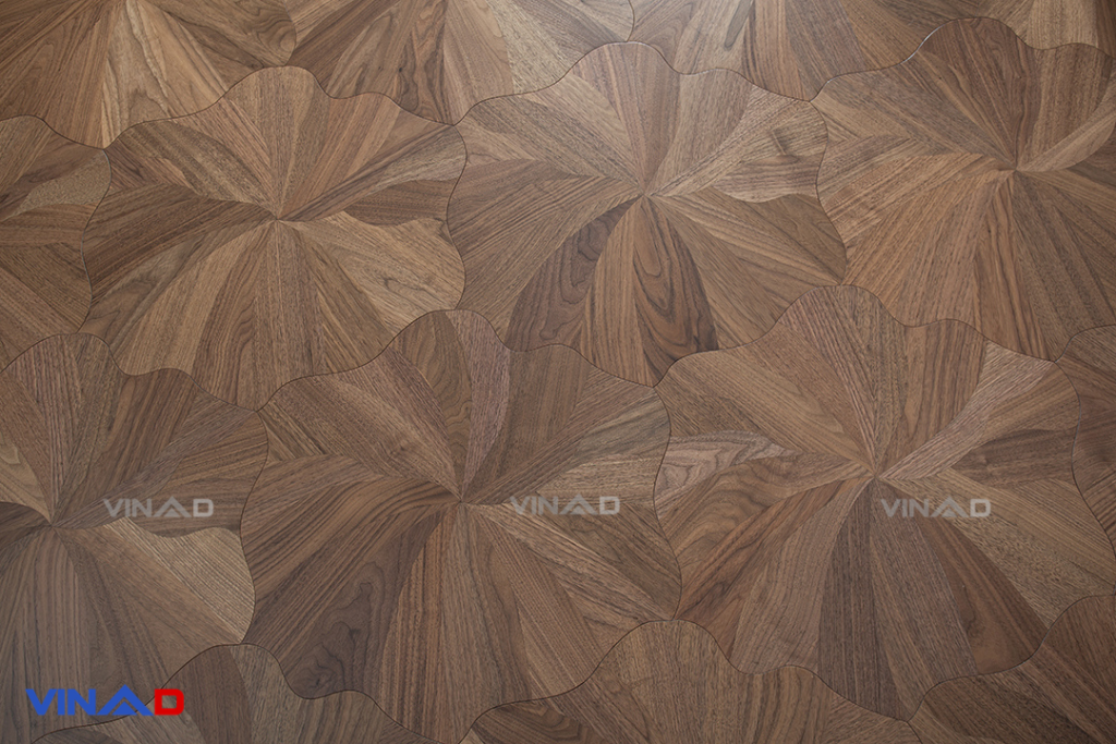 Sàn gỗ hoa văn Walnut Lotus VinaD