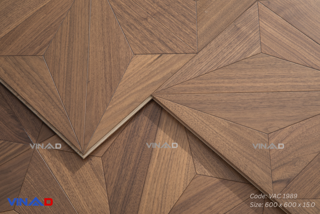 Sàn gỗ hoa văn VAC 1989 - Gỗ Óc chó ( Walnut )