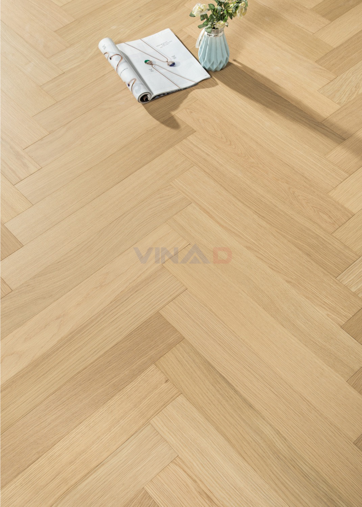 Sàn gỗ xương cá Herringbone V1001