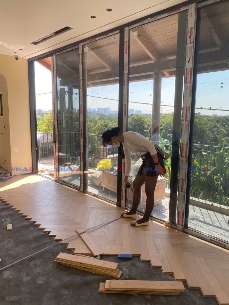 Thi công sàn gỗ xường cá - Cổ Bi Gia Lâm -7